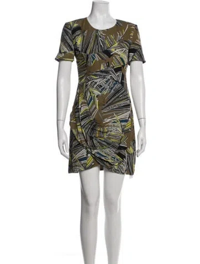 Pre-owned Matthew Williamson Silk Mini Dress In Multicolor
