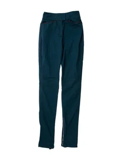 Pre-owned Matthew Williamson Skinny Leg Pants In Blue