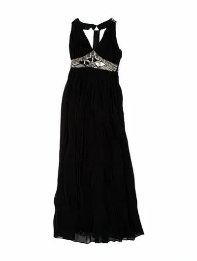 Pre-owned Matthew Williamson Strapless Long Dress In Black