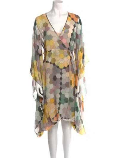 Pre-owned Matthew Williamson Vintage Mini Dress In Multi