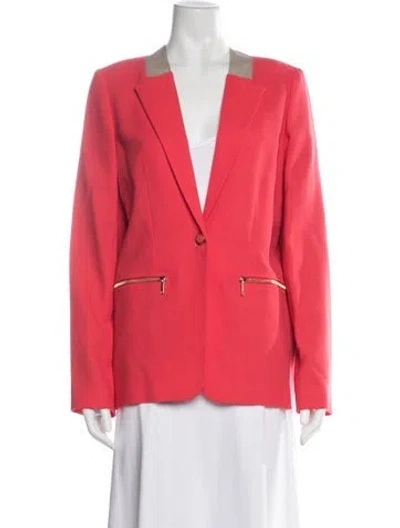 Pre-owned Matthew Williamson Wool Blazer In Pink