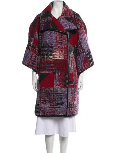 Pre-owned Matthew Williamson Wool Printed In Red