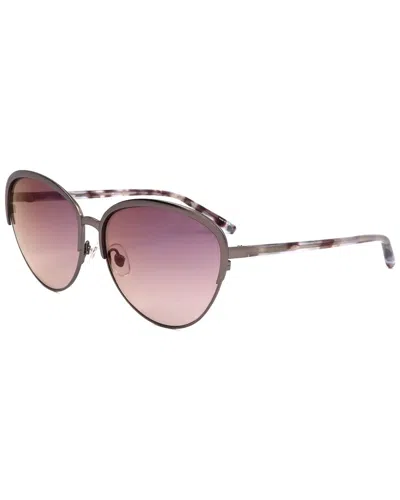 Matthew Williamson X Linda Farrow Matthew Williamson By Linda Farrow Unisex Mw158 62mm Sunglasses In Gray