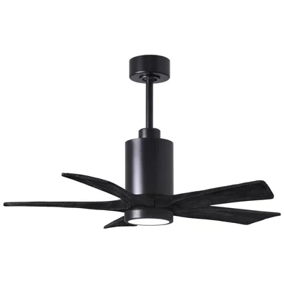 Matthews Fan Company 42" Matthews Patricia-5 Matte Black Led Ceiling Fan