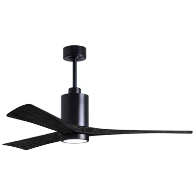 Matthews Fan Company 60" Matthews Patricia-3 Matte Black Led Ceiling Fan
