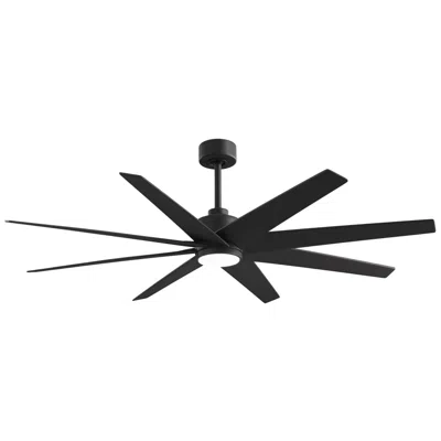 Matthews Fan Company 64" Matthews Ariella Matte Black Led Ceiling Fan