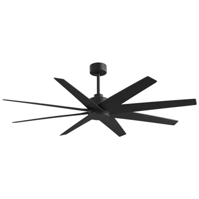 Matthews Fan Company Ariella 64" 8-blade Matte Black Ceiling Fan W/ Matte Black Blades