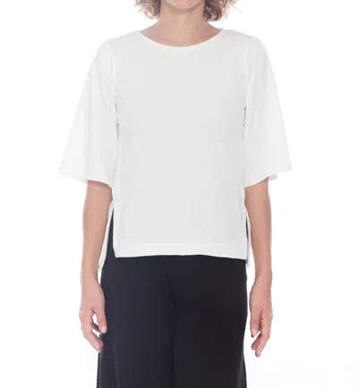 Matthildur Avery Quarter Sleeves Top In Ivory