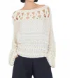 Matthildur Basket Sweater In Cream In White