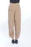 Matthildur Breeze Pant In Dark Khaki In Beige