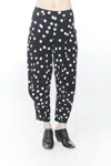 Matthildur Cloche Pant In Black Mini Dots