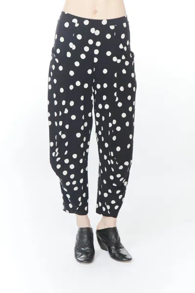 Matthildur Cloche Pant In Black Mini Dots