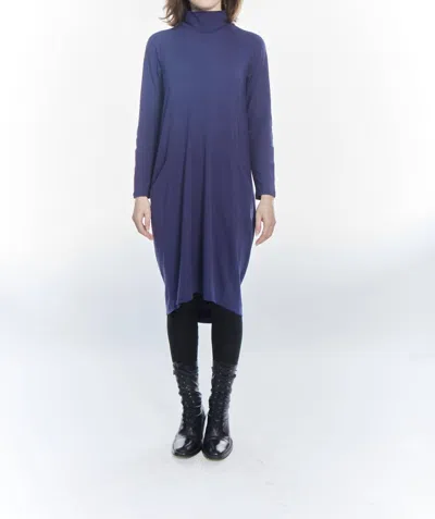 Matthildur Larisa Mock Neck Dress In Ink