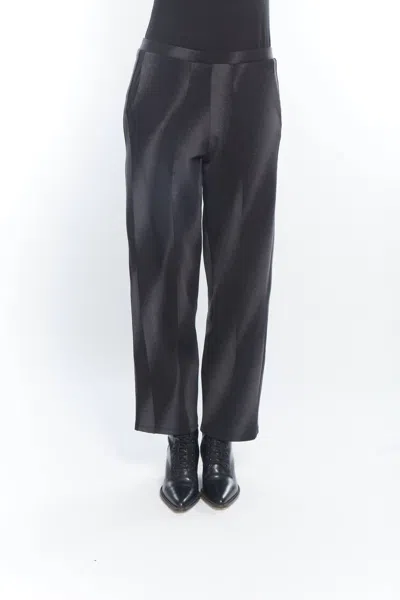 Matthildur Pelagia Straight Leg Pant In Black Wind Print