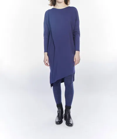 Matthildur Raegan Boat Neck Dress In Ink