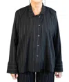 Matthildur Stripe Long Sleeves Shirt In Pinstrpe In Multi