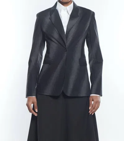 Matthildur Tanis Jacket In Black Wind Print