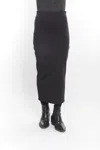 Matthildur Vault Stretchy Maxi Skirt In Black