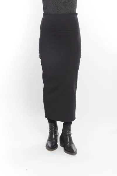 Matthildur Vault Stretchy Maxi Skirt In Black