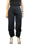 Matthildur Women's Stripe Pants In Pinstrpe In Multi