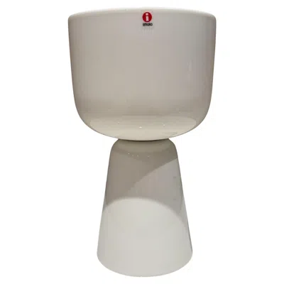 Pre-owned Matti Klenell Iittala Nappula Plant Pot By  Scandinavian Modern In Gray