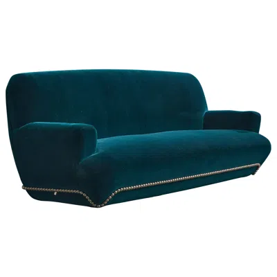 Pre-owned Mattia Bonetti , Sofa, Velvet, Nickel-plated Steel, France, 2018 In Black