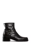 Mattia Capezzani Gaucho Leather Boots In Black