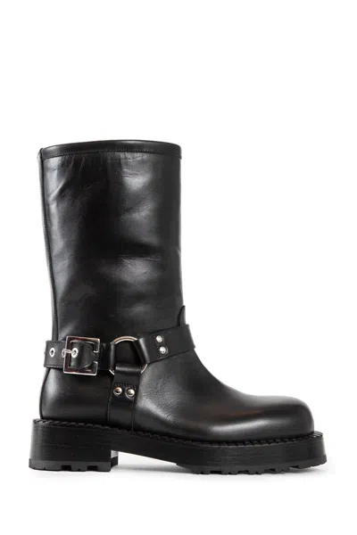 Mattia Capezzani Woman Black Boots