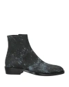 Mattia Capezzani Man Ankle Boots Black Size 10 Textile Fibers