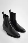 Mattia Capezzani Gaucho Leather Texan Boots In Black
