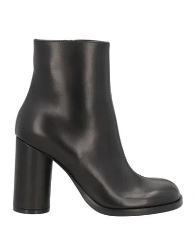 Mattia Capezzani Woman Ankle Boots Black Size 7 Calfskin