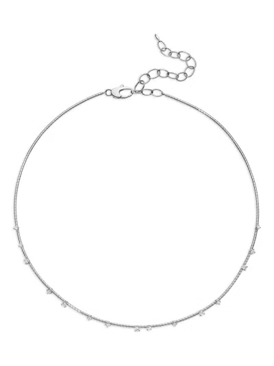 Mattia Cielo 18kt Rugiada Goldhalskette Mit Diamant In Metallic