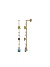 Mattia Cielo 18k Yellow Gold Rugiada Pietre Multi-stone Earrings In Gold