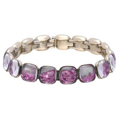 Pre-owned Mattia Cielo 18kt Gold Ruby & Black Diamond Bracelet