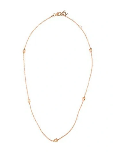 Pre-owned Mattioli 18k Puzzle Station Necklace, 18" In Multi