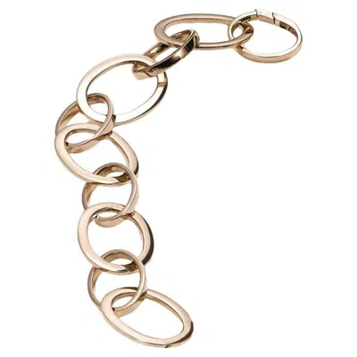 Pre-owned Mattioli Aruba Bracelet In 18 Karat Rose Gold In Red