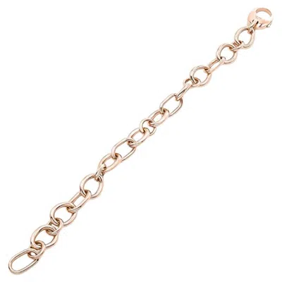 Pre-owned Mattioli Aspis Gocce Bracelet In 18k Rose Gold In Red
