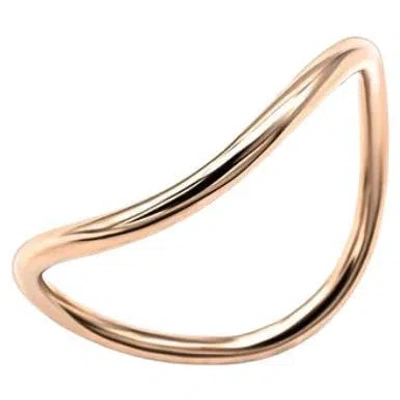 Pre-owned Mattioli Chips Ring In 18k Rose Gold In Red