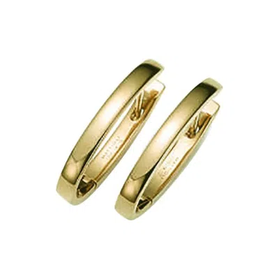 Pre-owned Mattioli Classic Puzzle Large Earrings 18k Rose Gold In Red