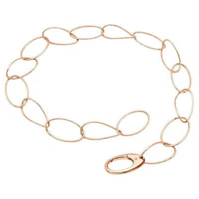 Pre-owned Mattioli Hiroko Collection Necklace In 18k Rose In Red