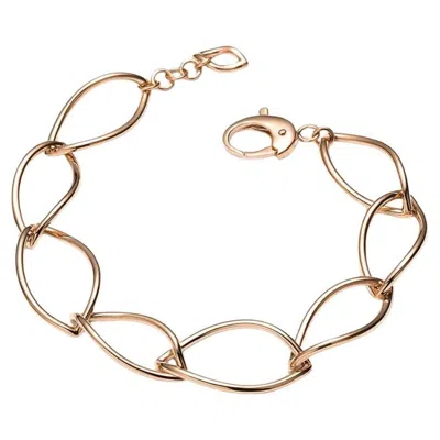Pre-owned Mattioli Navettes Collection Bracelet In 18k Rose Gold In Red