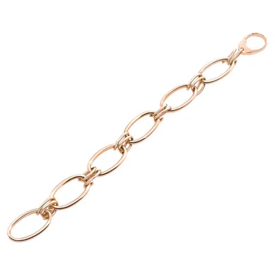 Pre-owned Mattioli New Legami Collection Bracelet In 18k Rose Gold In Red