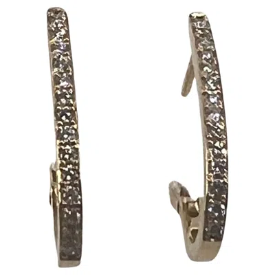 Pre-owned Mattioli Old Puzzle Large Earrings 18k White Gold And Diamonds