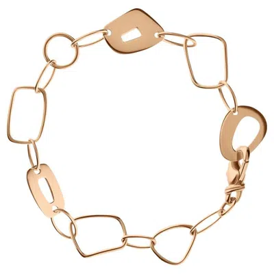Pre-owned Mattioli Puzzle Collection 18 Karat In Rose Gold Bracelet In Red