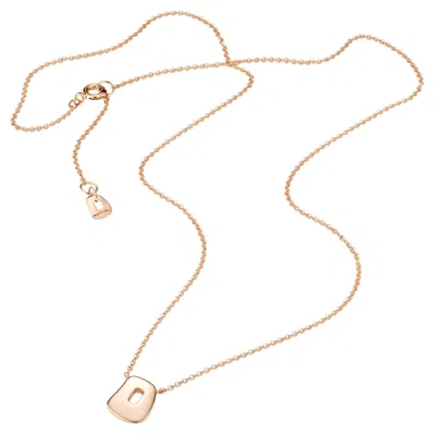 Pre-owned Mattioli Puzzle Pendant In 18k Rose Gold In Red