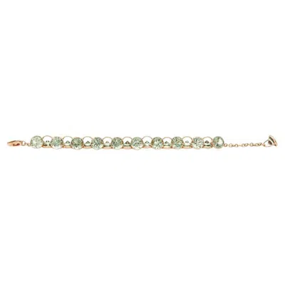 Pre-owned Mattioli Smarties Bracelet 18k Rose Gold And Diamond Cut Prasolites In Red