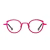 Matttew Apostrophe 1742 Rosa Fluo Glasses In Red