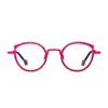Matttew Apostrophe 1742 Rosa Fluo Glasses In Red