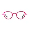 Matttew Apostrophe 1742 Rosa Fluo Glasses In Red
