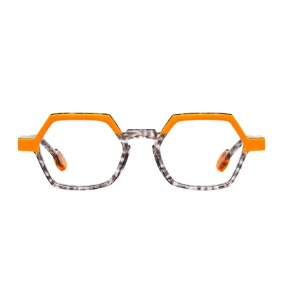 Matttew Cante 1108 Arancione Grigio Cristallo Glasses In Multi